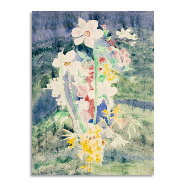 Quadro Stampa su Tela con Telaio in Legno Charles Demuth - Narcissi