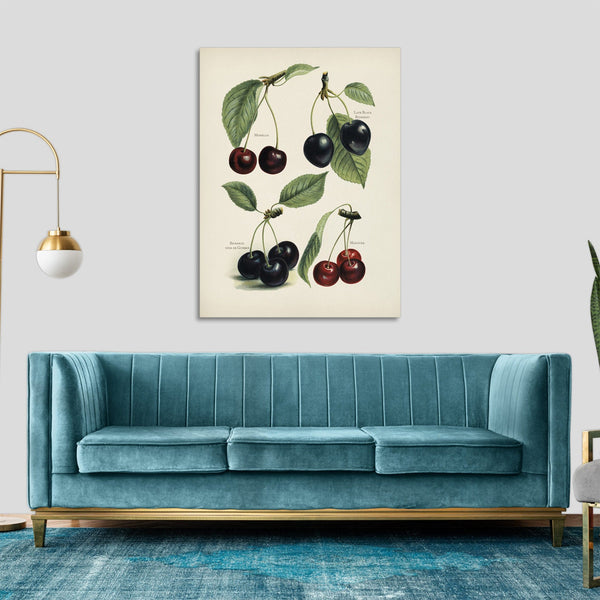 Quadro Stampa su Tela con Telaio in Legno John Wright - Cherry