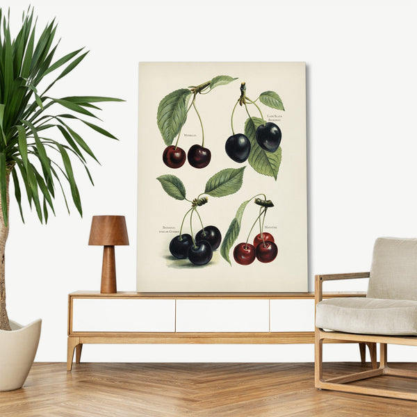 Quadro Stampa su Tela con Telaio in Legno John Wright - Cherry