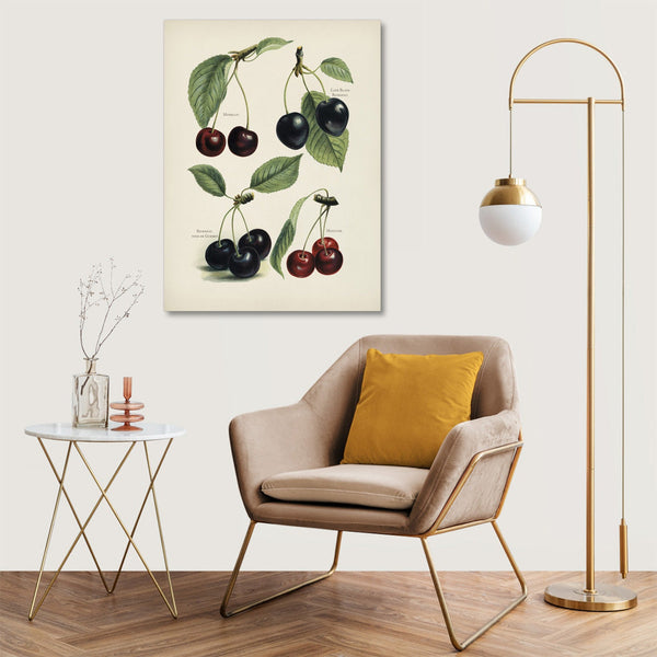 Quadro Stampa su Tela con Telaio in Legno John Wright - Cherry