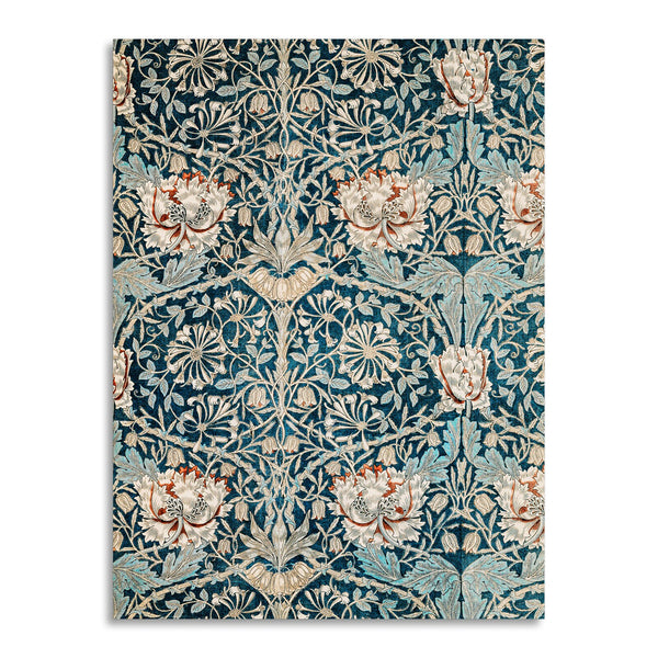 Quadro Stampa su Tela con Telaio in Legno William Morris - Honeysuckle
