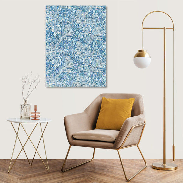 Quadro Stampa su Tela con Telaio in Legno William Morris - Marigold