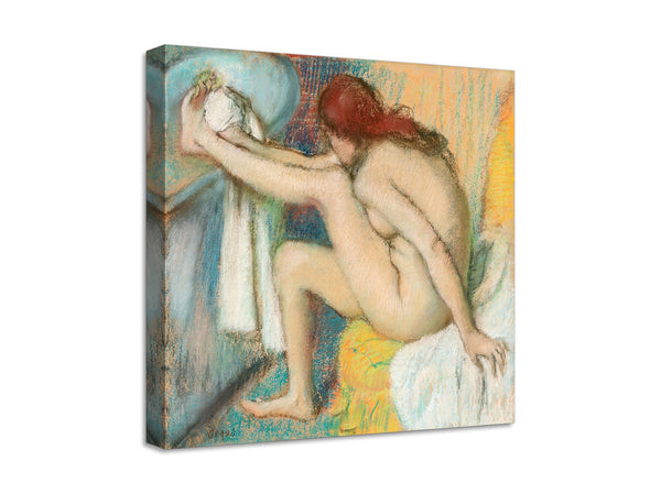 Quadro Stampa su Tela con Telaio in Legno Edgar Degas - Naked lady