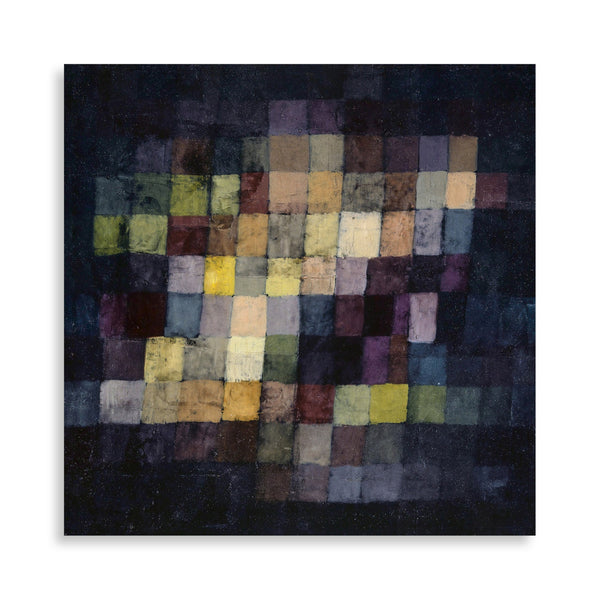 Quadro Stampa su Tela con Telaio in Legno Paul Klee - Old sound