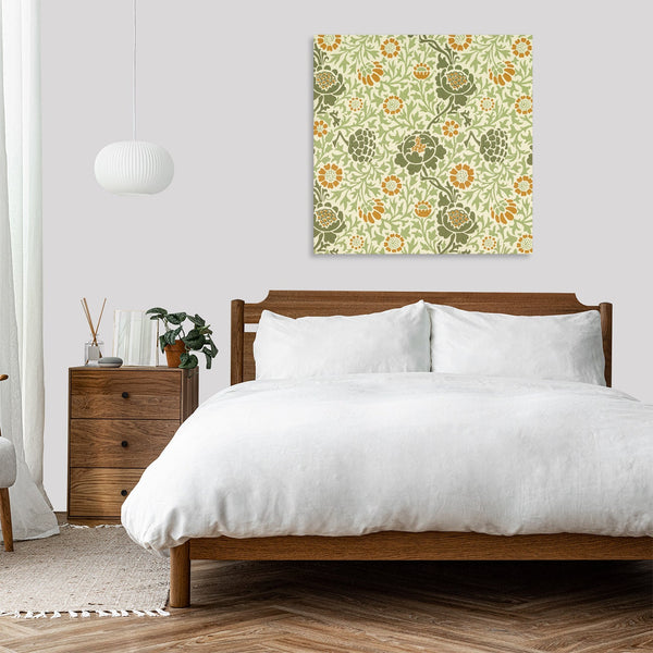 Quadro Stampa su Tela con Telaio in Legno William Morris - Grafton