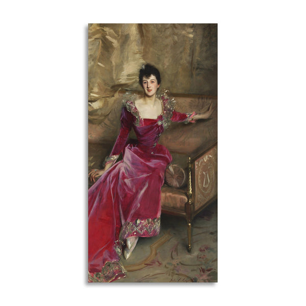 Quadro Stampa su Tela con Telaio in Legno John Singer Sargent - Mrs. Hugh Hammersley