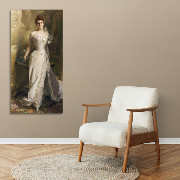 Quadro Stampa su Tela con Telaio in Legno John Singer Sargent - Portrait of Lisa Colt Curtis