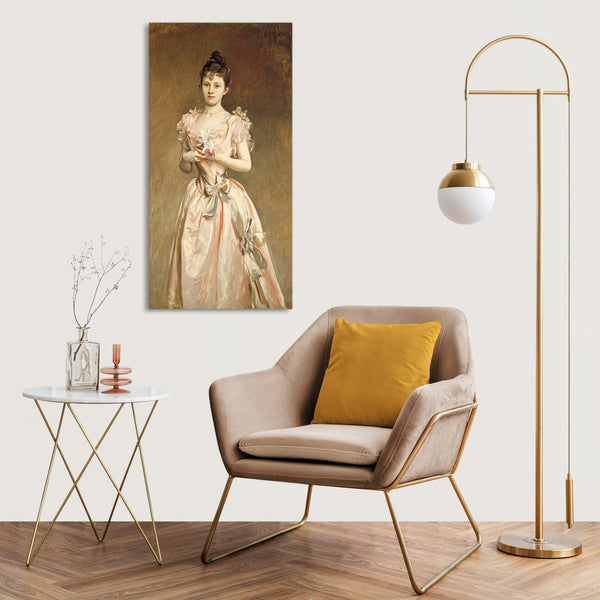 Quadro Stampa su Tela con Telaio in Legno John Singer Sargent - Miss Grace Woodhouse