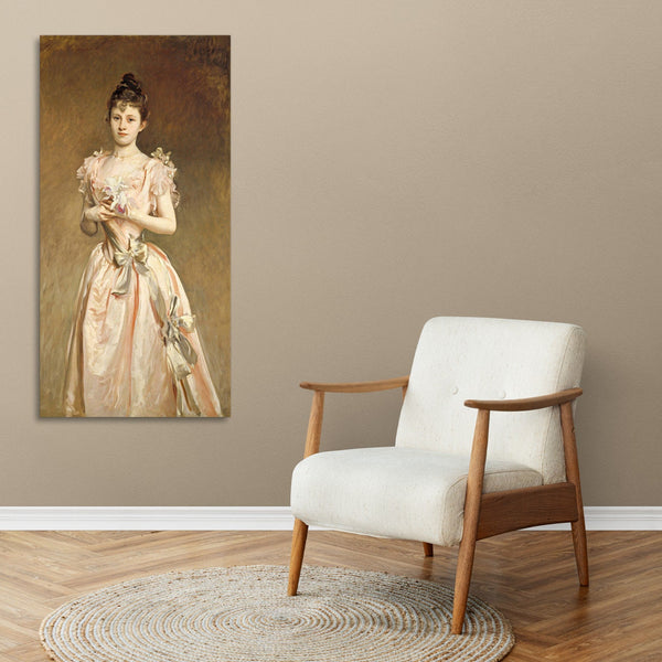 Quadro Stampa su Tela con Telaio in Legno John Singer Sargent - Miss Grace Woodhouse