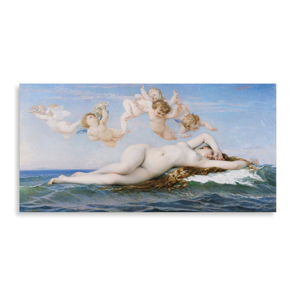 Quadro Stampa su Tela con Telaio in Legno Alexandre Cabanel - The Birth of Venus