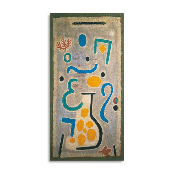 Quadro Stampa su Tela con Telaio in Legno Paul Klee - Die Vase