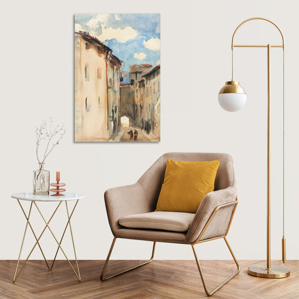 Quadro Stampa su Tela con Telaio in Legno John Singer Sargent - Camprodon, Spain