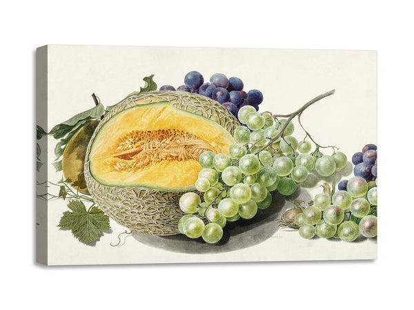Quadro Stampa su Tela con Telaio in Legno Michiel van Huysum - Fruits