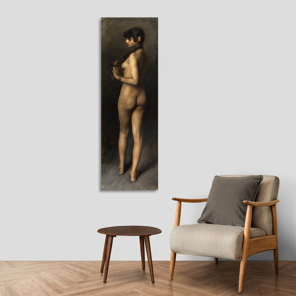 Quadro Stampa su Tela con Telaio in Legno John Singer Sargent - Study of an Egyptian Girl