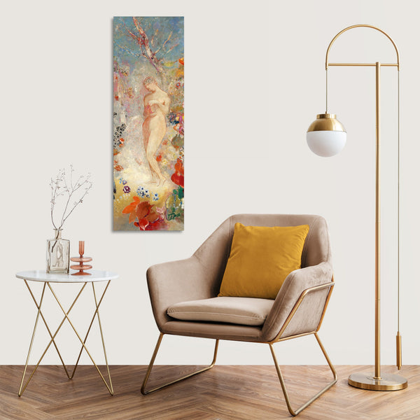 Quadro Stampa su Tela con Telaio in Legno Odilon Redon - Pandora