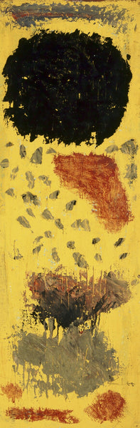 Quadro Stampa su Tela con Telaio in Legno Paul Klee - Black, still in place