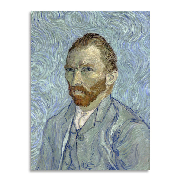 Quadro Stampa su Tela con Telaio in Legno Vincent van Gogh - Self-portrait