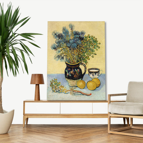 Quadro Stampa su Tela con Telaio in Legno Vincent van Gogh - Still Life