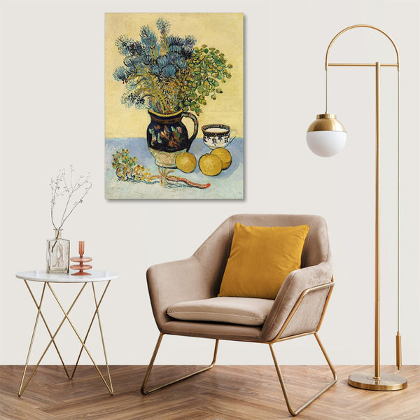 Quadro Stampa su Tela con Telaio in Legno Vincent van Gogh - Still Life