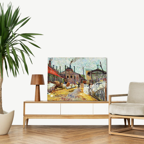 Quadro Stampa su Tela con Telaio in Legno Vincent van Gogh - The Factory