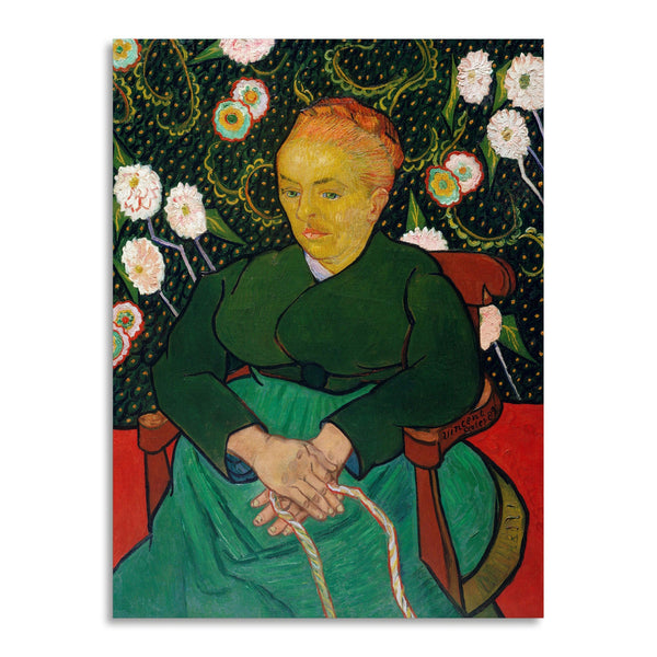 Quadro Stampa su Tela con Telaio in Legno Vincent van Gogh - The Berceuse, Woman Rocking a Cradle