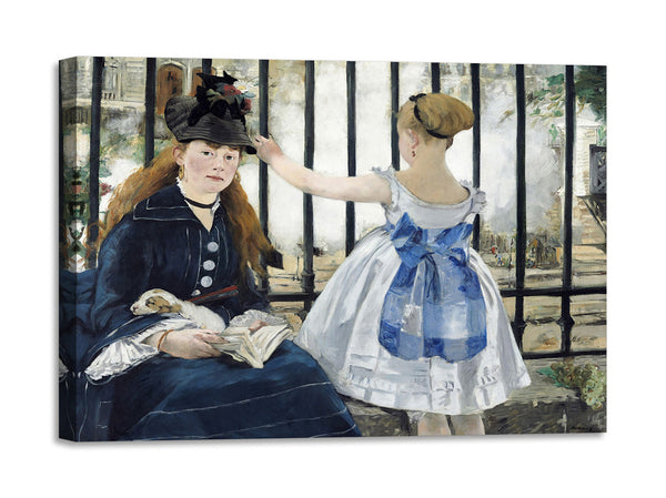 Quadro Stampa su Tela con Telaio in Legno Edouadr Manet - Boating