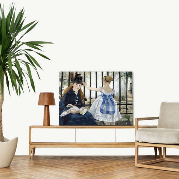 Quadro Stampa su Tela con Telaio in Legno Edouadr Manet - Boating