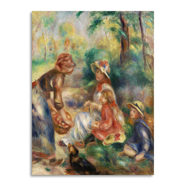 Quadro Stampa su Tela con Telaio in Legno Pierre-Auguste Renoir - Apple Vendor