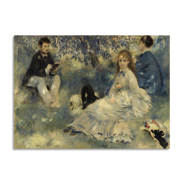 Quadro Stampa su Tela con Telaio in Legno Pierre-Auguste Renoir - Henriot Family