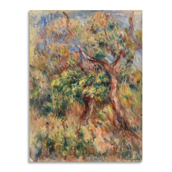 Quadro Stampa su Tela con Telaio in Legno Pierre-Auguste Renoir - Landscape
