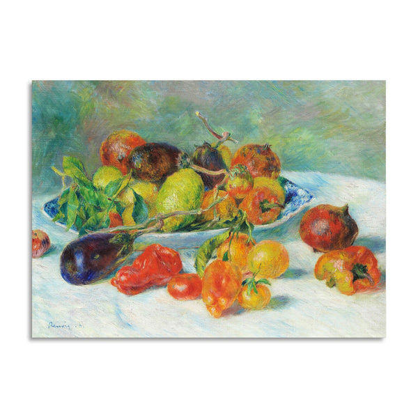 Quadro Stampa su Tela con Telaio in Legno Pierre-Auguste Renoir - Fruits of the Midi