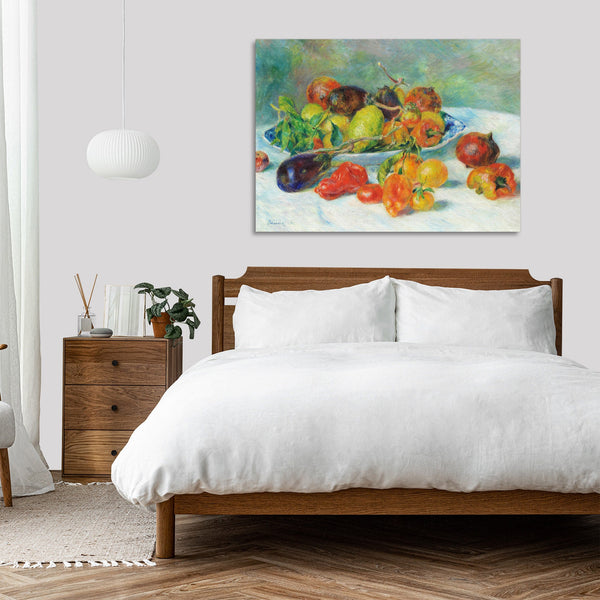 Quadro Stampa su Tela con Telaio in Legno Pierre-Auguste Renoir - Fruits of the Midi