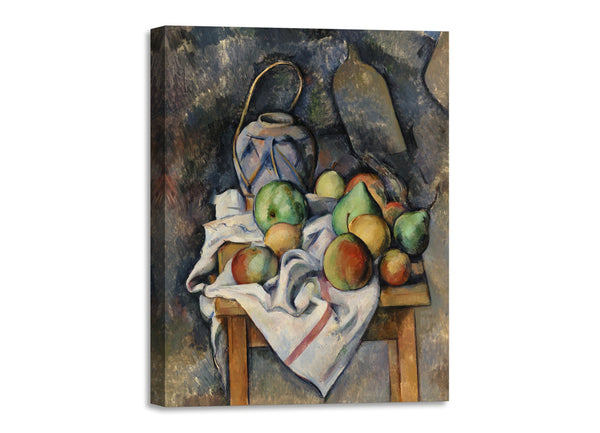 Quadro Stampa su Tela con Telaio in Legno Paul Cezanne - Ginger Jar