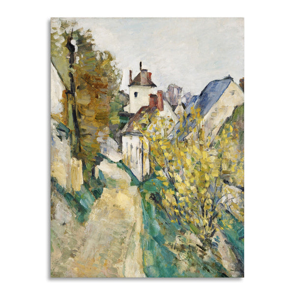Quadro Stampa su Tela con Telaio in Legno Paul Cezanne - The House of Dr. Gache