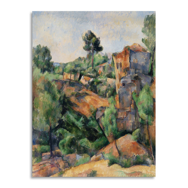 Quadro Stampa su Tela con Telaio in Legno Paul Cezanne - Bibémus Quarry