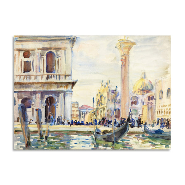 Quadro Stampa su Tela con Telaio in Legno John Singer Sargent - The Piazzetta