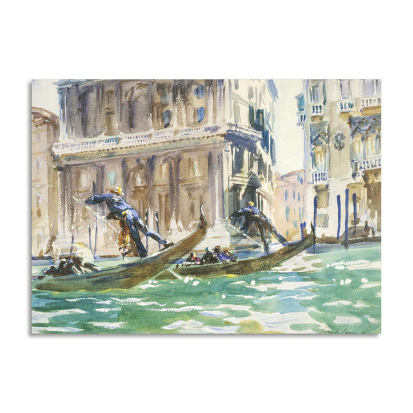 Quadro Stampa su Tela con Telaio in Legno John Singer Sargent - View of Venice