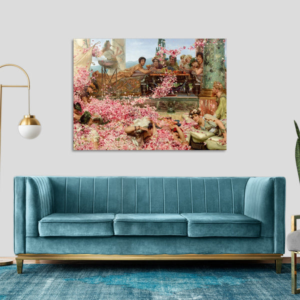 Quadro Stampa su Tela con Telaio in Legno Lawrence Alma-Tadema - Japanese butterfly