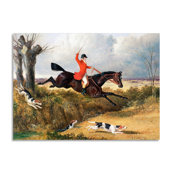 Quadro Stampa su Tela con Telaio in Legno John Frederick Herring - Clearing a Ditch