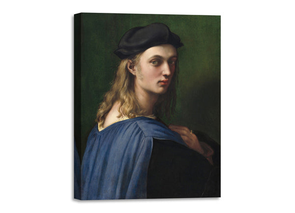 Quadro Stampa su Tela con Telaio in Legno Raffaello Sanzio - Bindo Altoviti