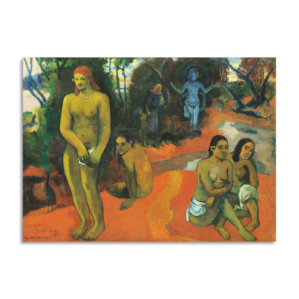 Quadro Stampa su Tela con Telaio in Legno Paul Gauguin - Delectable Waters