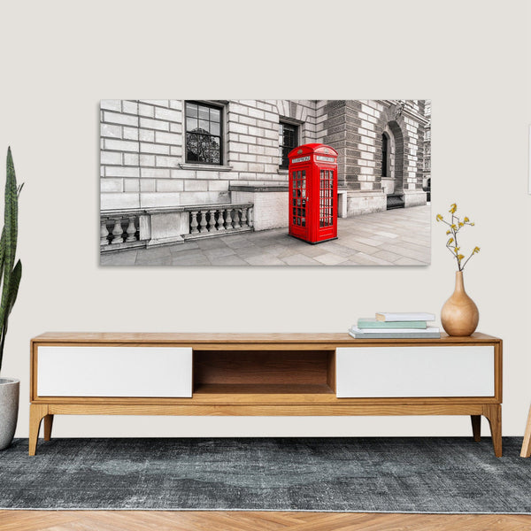 Quadro Stampa su Tela con Telaio in Legno paesaggio londra