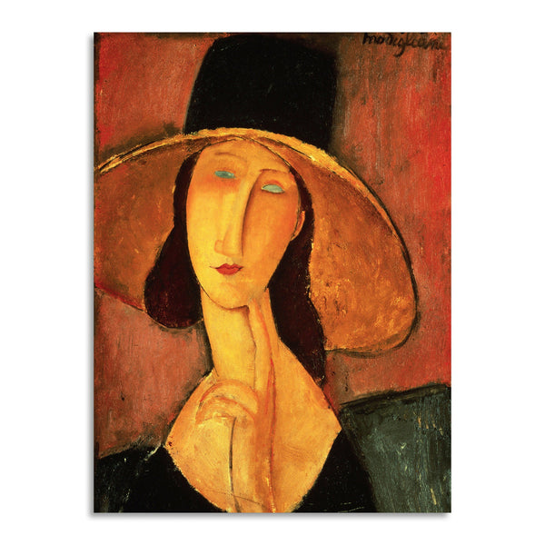 Quadro Stampa su Tela con Telaio in Legno Amedeo Modigliani - Madame Kisling