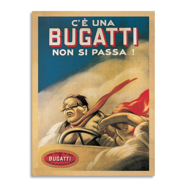 Quadro Stampa su Tela con Telaio in Legno  Marcello Dudovich - Bugatti