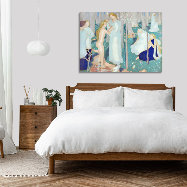 Quadro Stampa su Tela con Telaio in Legno Maurice Denis - Springtime