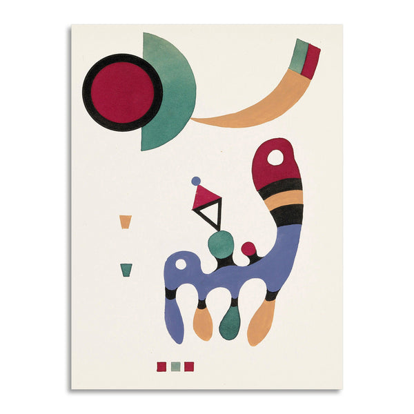 Quadro Stampa su Tela con Telaio in Legno Wassily Kandinsky - 11 tableux et 7 poèmes