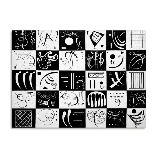 Quadro Stampa su Tela con Telaio in Legno Wassily Kandinsky - Trente
