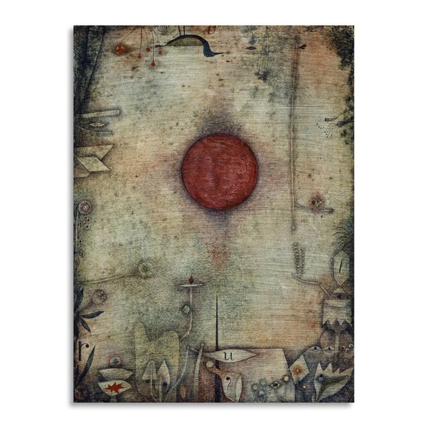 Quadro Stampa su Tela con Telaio in Legno Paul Klee - Ad marginem