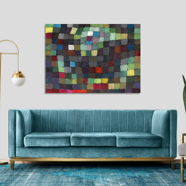Quadro Stampa su Tela con Telaio in Legno Paul Klee - May Picture