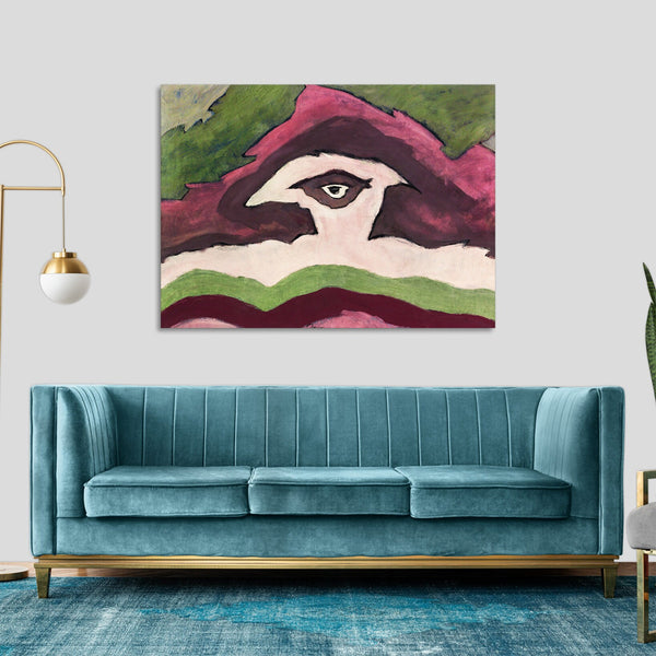 Quadro Stampa su Tela con Telaio in Legno Arthur Dove - Storm Clouds